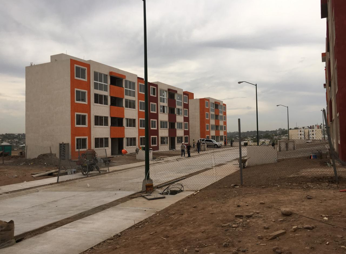 Edificios con moldes de aluminio · registro de obra